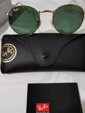 Authentic Ray-Ban Round Metal 3447 50 mm